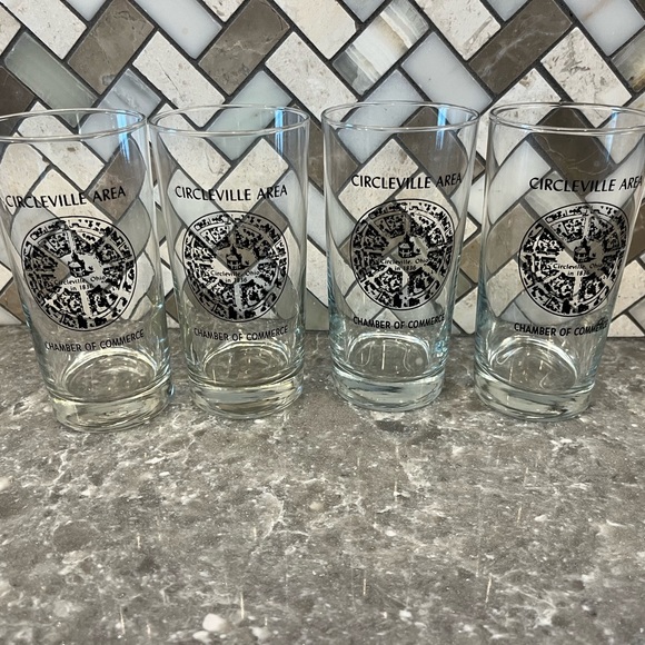 Set of 4 Circleville drink glasses - Picture 4 of 5